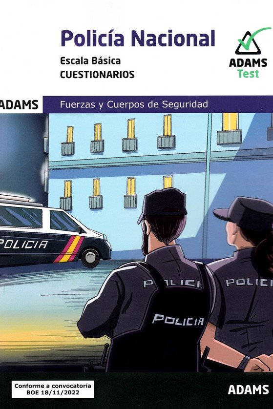 POLICIA NACIONAL ( ESCALA BASICA) - CUESTIONARIOS | portada del libro