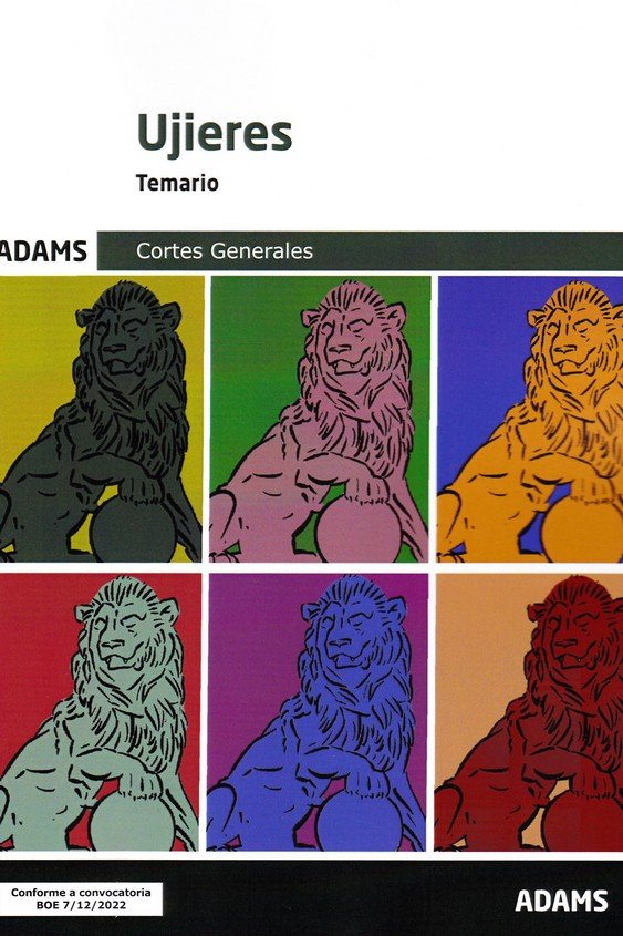 UJIERES - TEMARIO | portada del libro