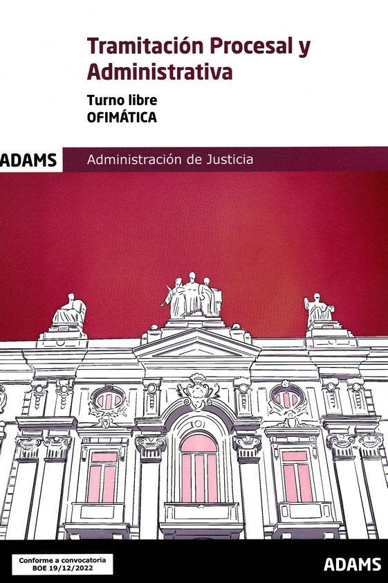 TRAMITACION PROCESAL Y ADMINISTRATIVA ( TURNO LIBRE) - OFIMATICA | portada del libro