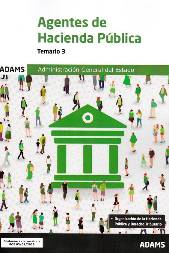 AGENTES DE HACIENDA PUBLICA - TEMARIO 3 | portada del libro