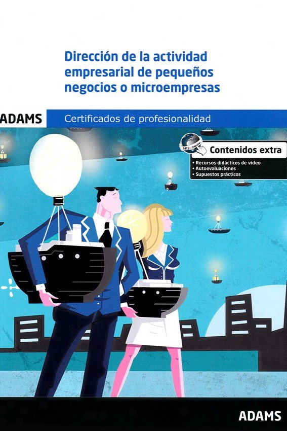 DIRECCION DE LA ACTIVIDAD EMPRESARIAL DE PEQUEÑOS NEGOCIOS O MICROEMPRESAS | portada del libro