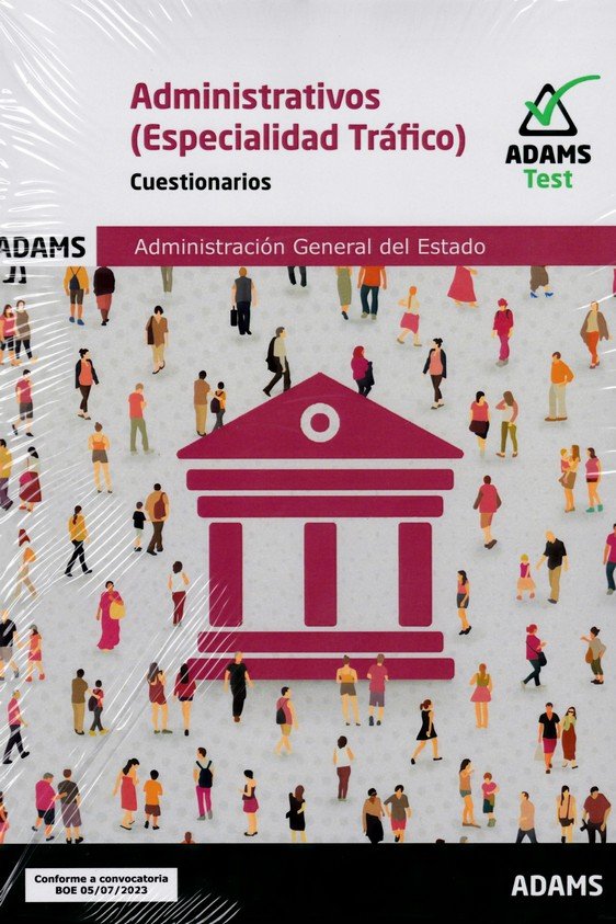 ADMINISTRATIVOS ( ESPECIALIDAD TRAFICO) - CUESTIONARIOS | portada del libro
