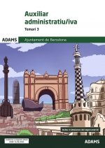 AUXILIAR ADMINISTRATIU TEMARI 3, de VARIOS AUTORES | portada del libro