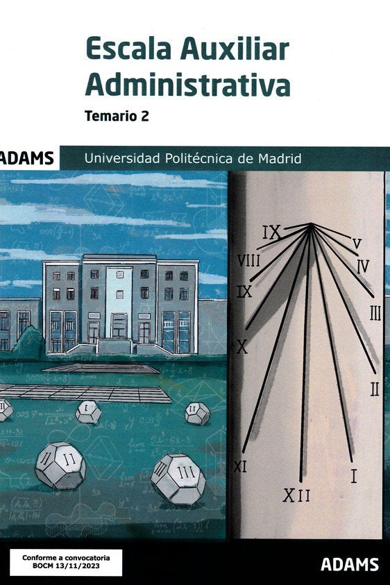ESCALA AUXILIAR ADMINISTRATIVA - TEMARIO 2 | portada del libro