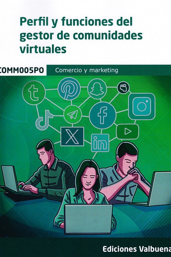 PERFIL Y FUNCIONES DEL GESTOR DE COMUNIDADES VIRTUALES | portada del libro