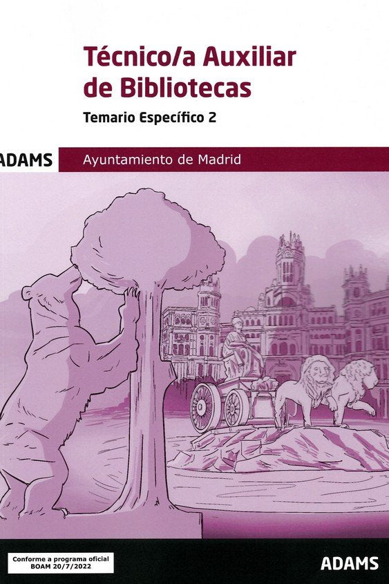 TECNICO/A AUXILIAR DE BIBLIOTECAS - TEMARIO ESPECIFICO 2 | portada del libro