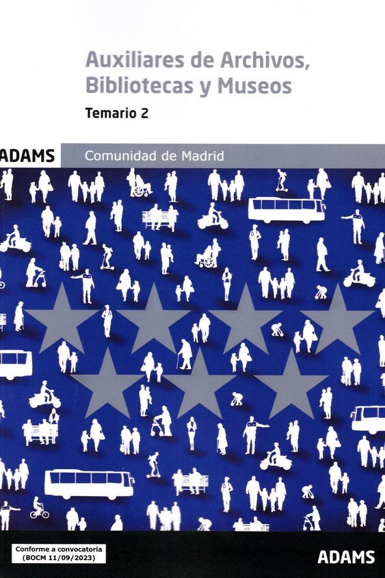 AUXILIARES DE ARCHIVOS, BIBLIOTECAS Y MUSEOS - TEMARIO 2 | portada del libro