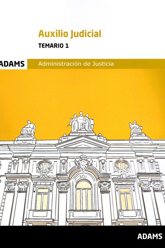 AUXILIO JUDICIAL - TEMARIO 1 | portada del libro