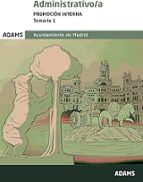 ADMINISTRATIVO (PROMOCION INTERNA) -TEMARIO 1, de Varios autores | portada del libro