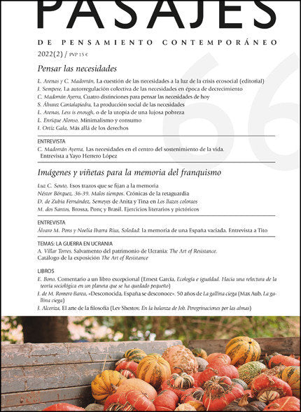 PENSAR LAS NECESIDADES IMAGENES Y VIÑETAS PARA LA MEMORIA, de VARIOS AUTORES | portada del libro