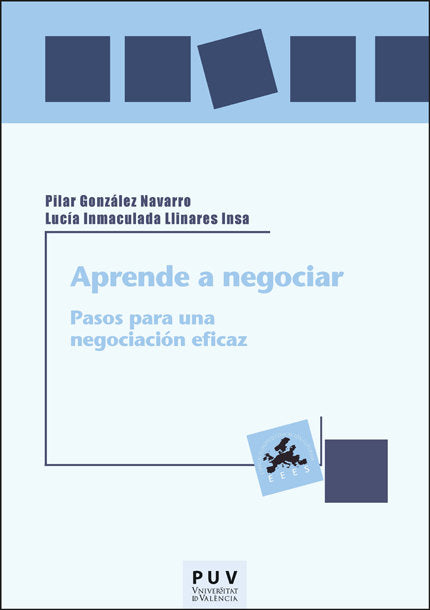 APRENDE A NEGOCIAR, de LLINARES INSA, LUCIA INMACULADA | portada del libro