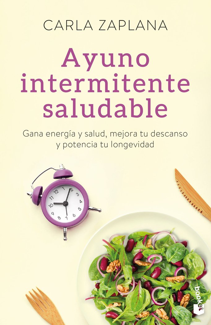 AYUNO INTERMITENTE SALUDABLE, de CARLA ZAPLANA | portada del libro