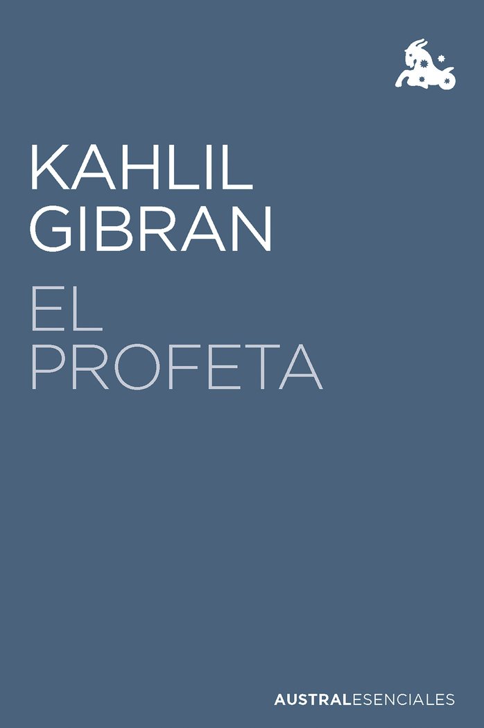 El profeta, de KAHLIL GIBRAN | portada del libro