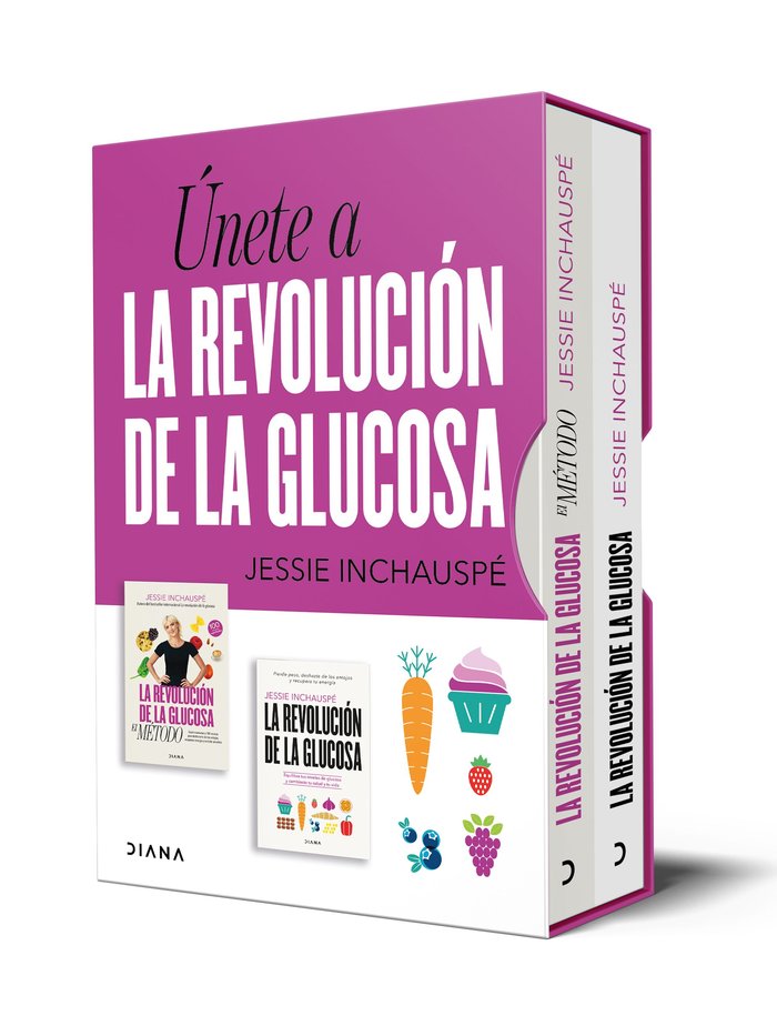 ESTUCHE LA REVOLUCION DE LA GLUCOSA, de JESSIE INCHAUSPE | portada del libro