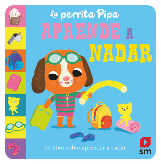 La perrita Pipa aprende a nadar | portada del libro