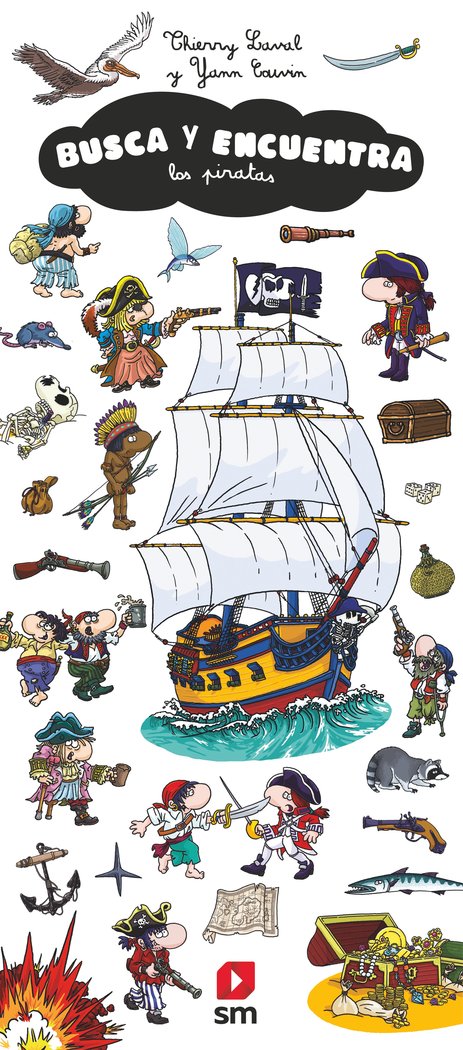 Busca y encuentra los piratas, de COUVIN, YANN | portada del libro