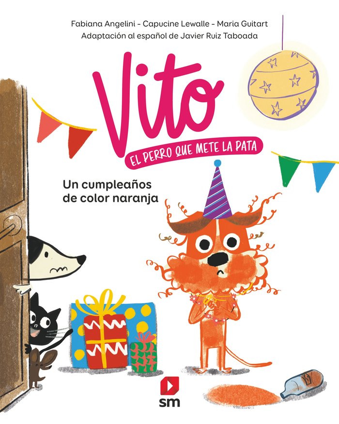 UN CUMPLEAÑOS COLOR NARANJA, de ANGELINI, FABIANA | portada del libro