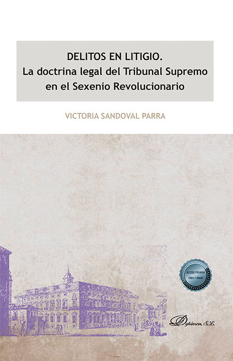 Delitos en litigio, de SANDOVAL PARRA, VICTORIA | portada del libro