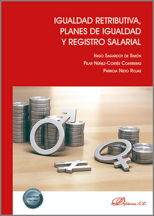 Igualdad retributiva, planes de igualdad y registro salarial, de SAGARDOY DE SIMON | portada del libro