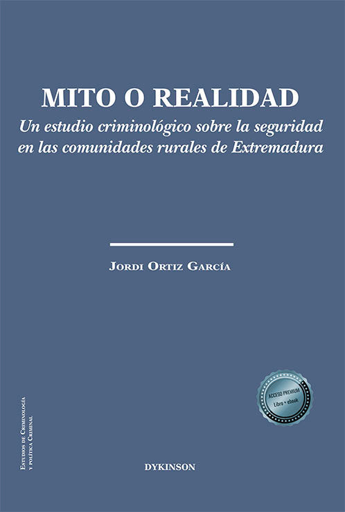 MITO O REALIDAD, de ORTIZ GARCIA, JORDI | portada del libro