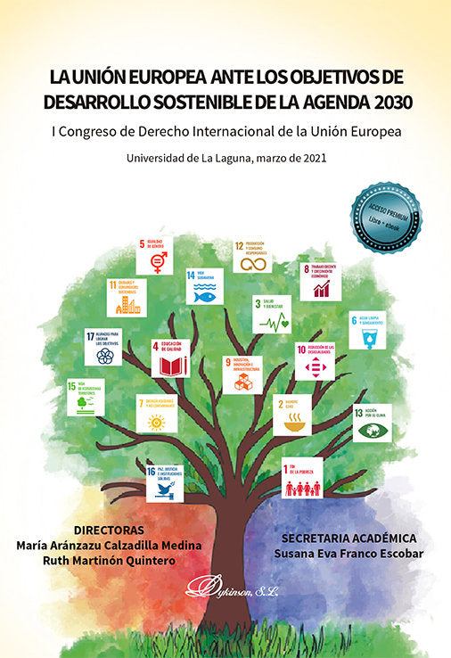 LA UNION EUROPEA ANTE LOS OBJETIVOS DE DESARROLLO SOSTENIBLE | portada del libro