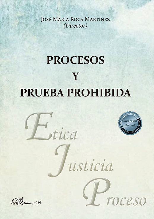 Procesos y prueba prohibida | portada del libro