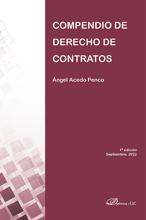 Compendio de derecho de contratos, de ACEDO PENCO, ANGEL | portada del libro