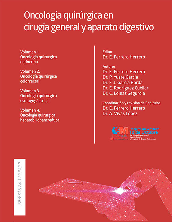 ONCOLOGIA QUIRURGICA EN CIRUGIA GENERAL Y APARATO DIGESTIVO | portada del libro