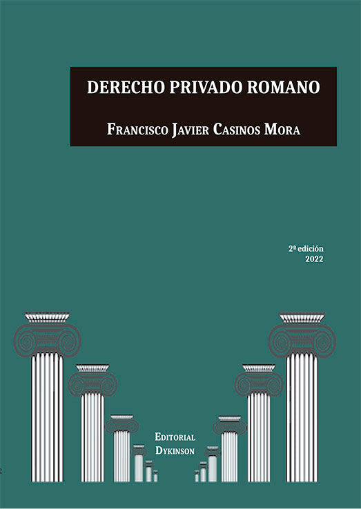 Derecho Privado Romano, de CASINOS MORA, FRANCISCO JAVIER | portada del libro
