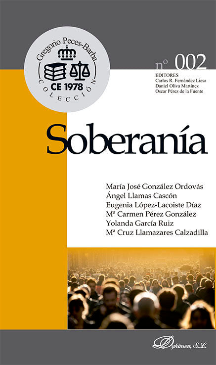 Soberania, de Fernandez Liesa, Carlos R. Oliva Martínez, J. Daniel Pérez de la Fuente, Oscar | portada del libro