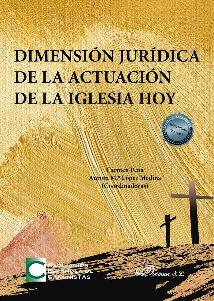 DIMENSION JURIDICA DE LA ACTUACION DE LA IGLESIA HOY | portada del libro