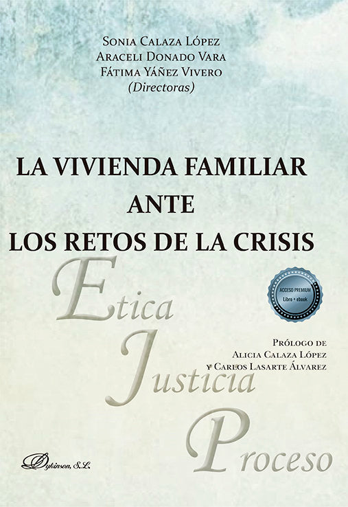 La vivienda familiar ante los retos de la crisis | portada del libro