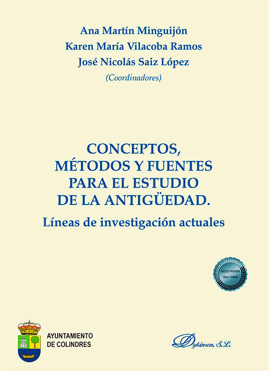 Conceptos metodos y fuentes para estudio de la antiguedad, de AA.VV. | portada del libro