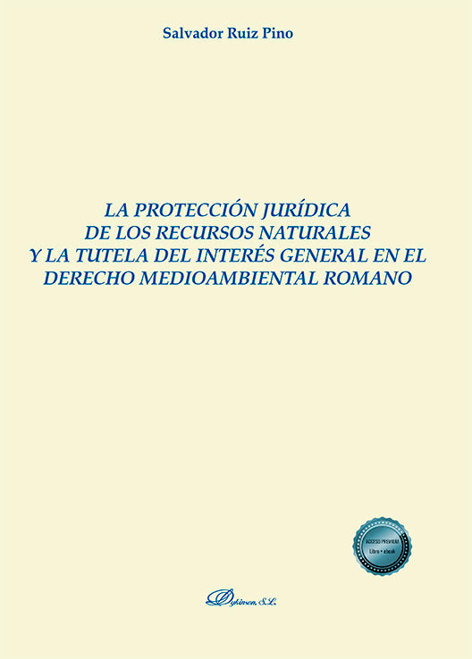 PROTECCION JURIDICA RECURSOS NATURALES | portada del libro