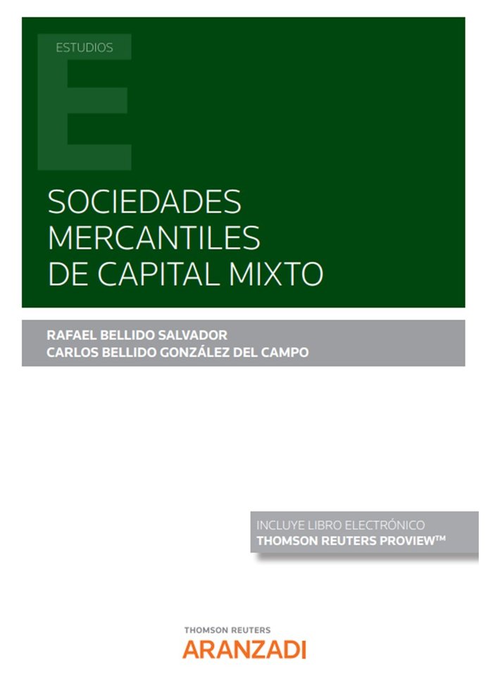 Sociedades mercantiles de capital mixto (Papel e-book), de CARLOS BELLIDO GONZALEZ DEL CAMPO | portada del libro