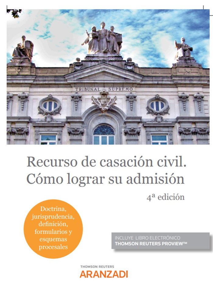 RECURSO DE CASACION CIVIL COMO LOGRAR SU ADMISION | portada del libro