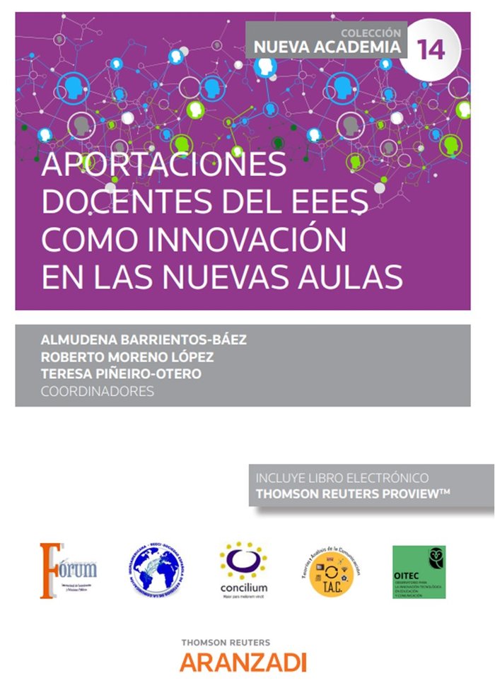 APORTACIONES DOCENTES DEL EEES COMO INNOVACION EN LAS NUEVA | portada del libro