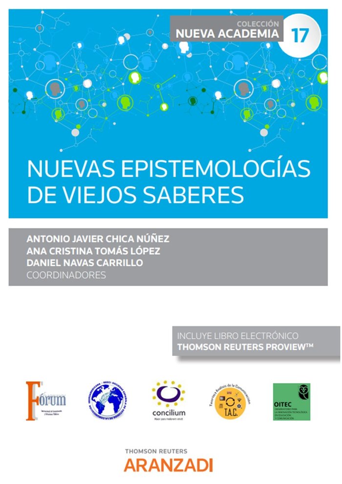 NUEVAS EPISTEMOLOGIAS DE VIEJOS SABERES CONGRESO FORUM 17 | portada del libro