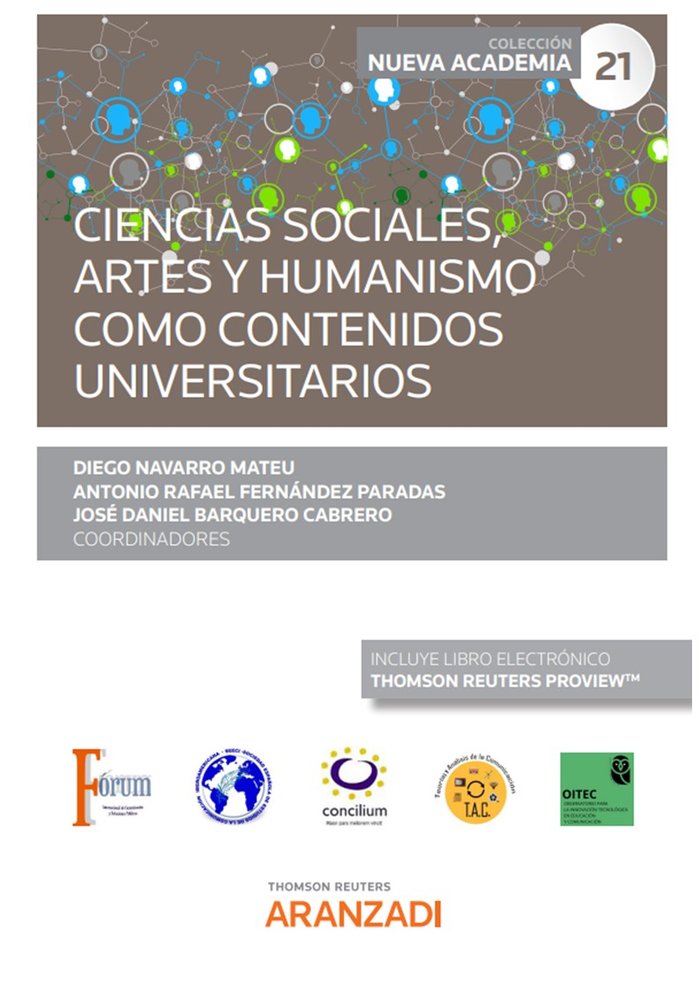 Ciencias sociales, artes y humanismo como contenidos universitarios (Papel e-book) | portada del libro