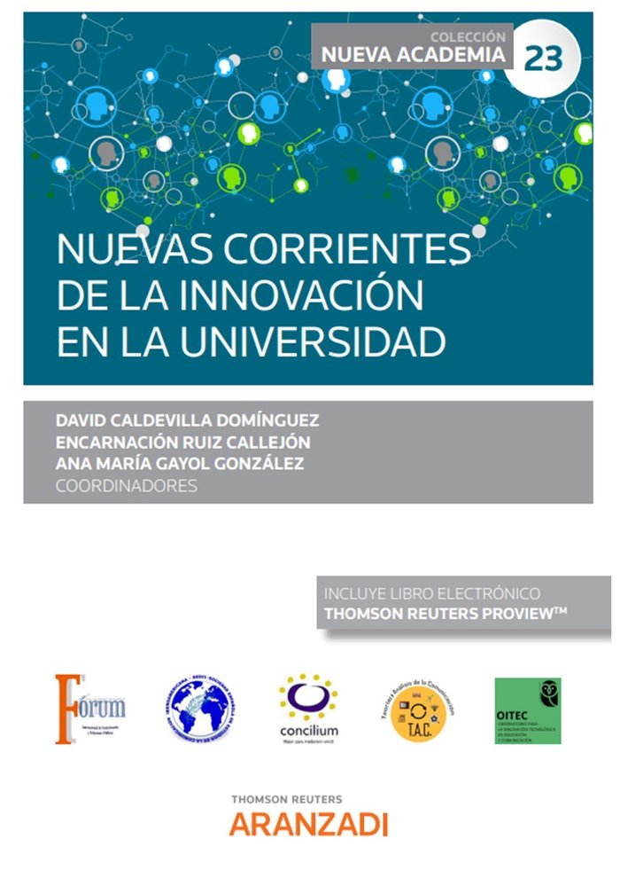 NUEVAS CORRIENTES DE LA INNOVACION EN LA UNIVERSIDAD (CONGRE | portada del libro