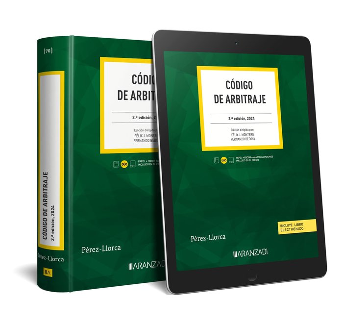 CODIGO DE ARBITRAJE (2 EDICION), de FELIX MONTERO MURIEL | portada del libro