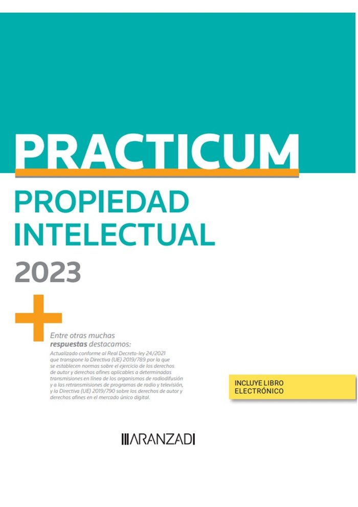 Practicum Propiedad Intelectual 2023 (Papel e-book), de MARISA CASTELO GARCIA | portada del libro