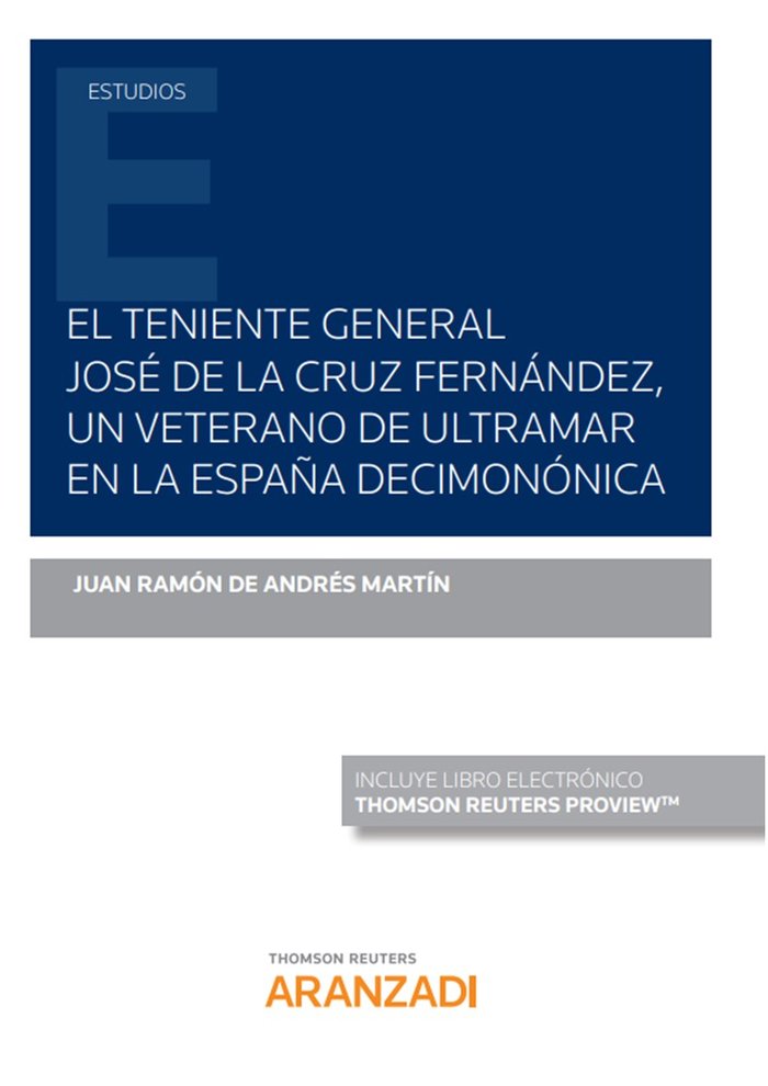 TENIENTE GENERAL JOSE DE LA CRUZ UN VETERANO DE ULTRAMAR EN, de ANDRES MARTIN,JUAN RAMON DE | portada del libro