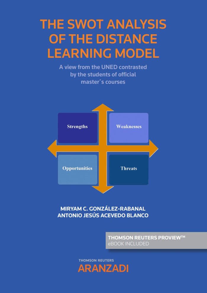 THE SWOT ANALYSIS OF THE DISTANCE LEARNING MODEL, de ACEVEDO BLANCO,ANTONIO JESUS | portada del libro