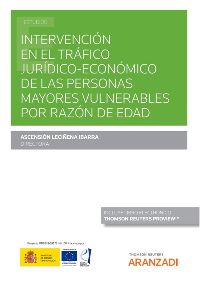 INTERVENCION EN EL TRAFICO JURIDICO ECONOMICO DE LAS PERSON, de LECIÑENA IBARRA,ASCENSION | portada del libro