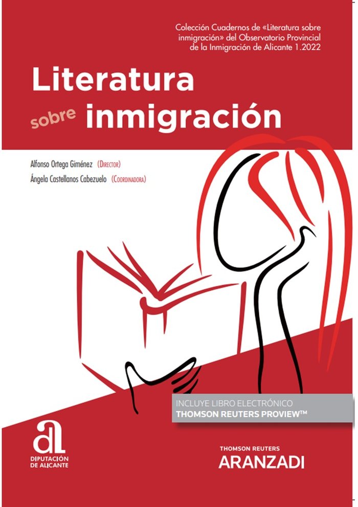 LITERATURA SOBRE INMIGRACION, de ORTEGA GIMENEZ,ALFONSO | portada del libro