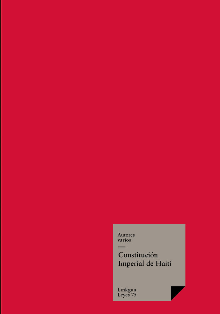 Constitución Imperial de Haití, de Varios, Autores | portada del libro