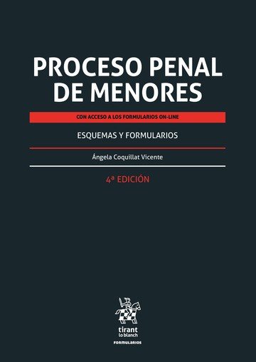 PROCESO PENAL DE MENORES 4ª ED | portada del libro