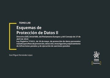 ESQUEMAS DE PROTECCION DE DATOS | portada del libro