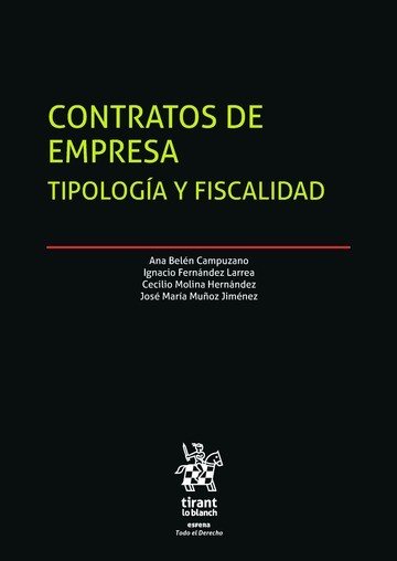 CONTRATOS DE EMPRESA TIPOLOGIA Y | portada del libro